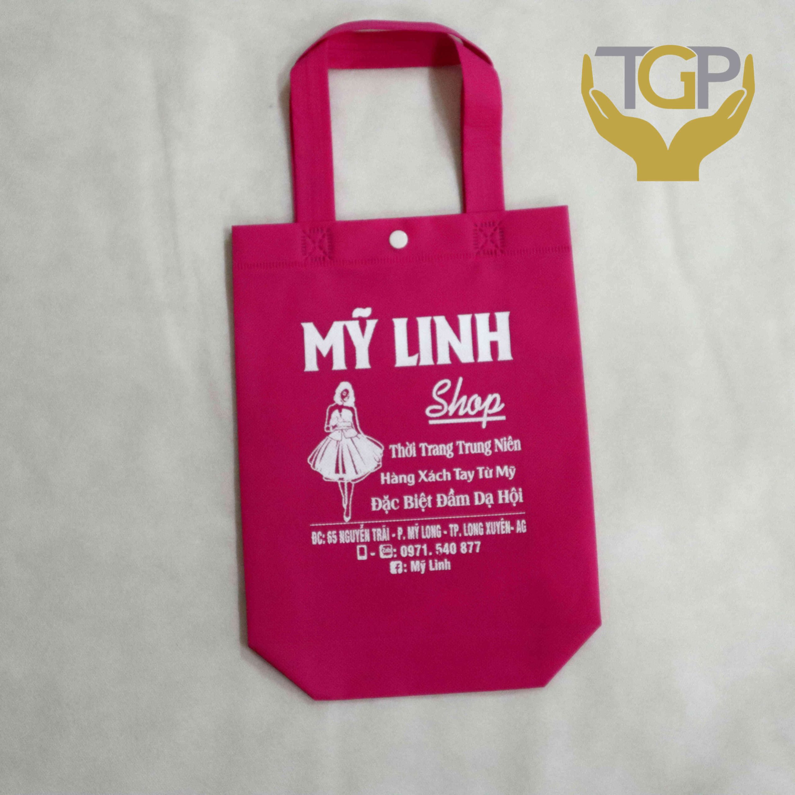 túi vải không dệt thịnh gia phát_38 Túi vải không dệt cho shop quần áo
